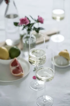 Discount Sektglas | Vivami - | 410 ml (6 Stk) Kristallgläser|Handgefertigte Weingläser