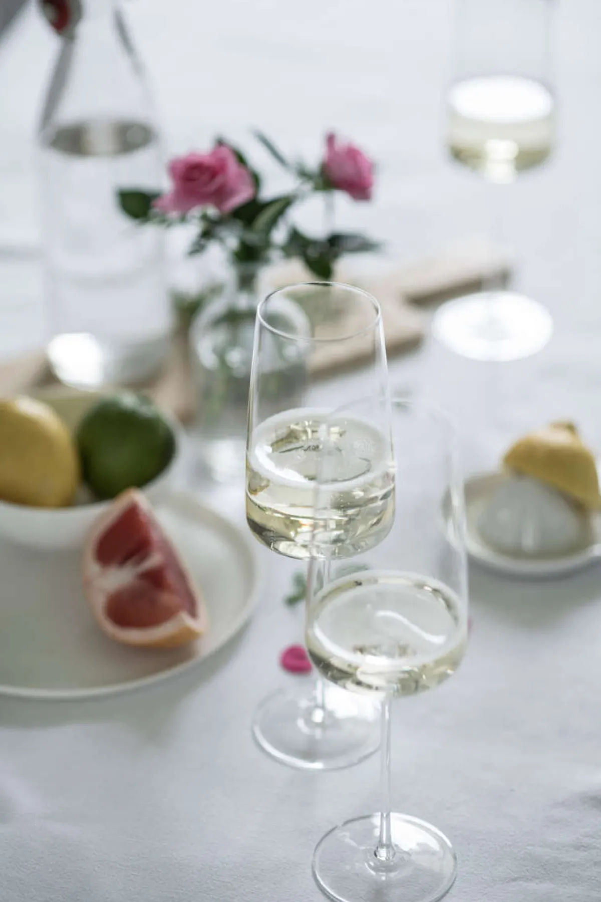 Discount Sektglas | Vivami - | 410 ml (6 Stk) Kristallgläser|Handgefertigte Weingläser