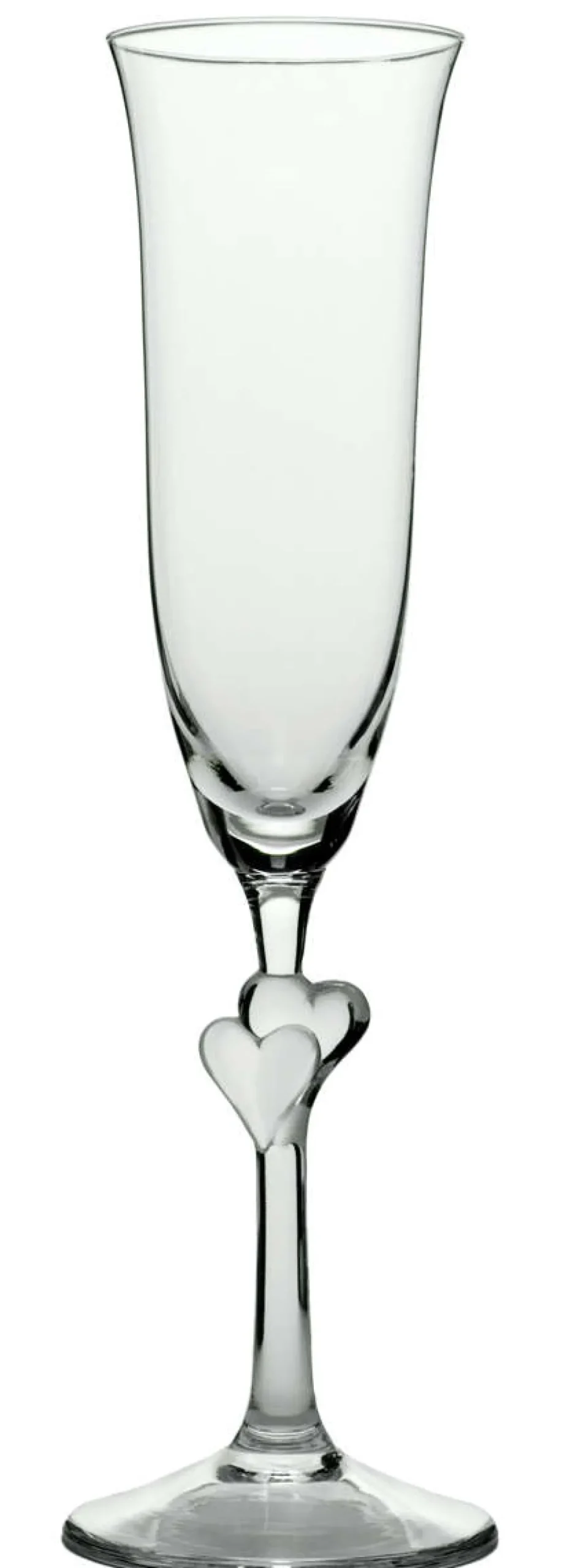 Hot Sektglas L'amour - satiniertes Herz | | 2 Stk Sektgläser