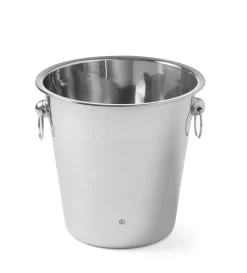 Hot Sektkühler mit Griffen | Edelstahl - 3,3L Sekt- & Flaschenkühler