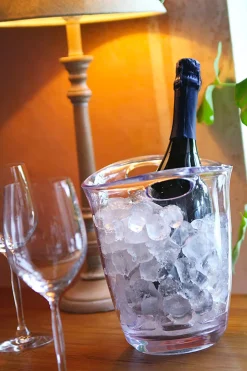 Hot Sektkühler transparent | 3L Sekt- & Flaschenkühler