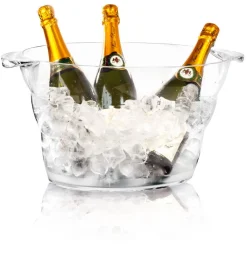New Sektkühler transparent | oval Sekt- & Flaschenkühler