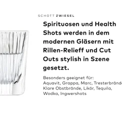 Outlet Shotglas | Fave - | 60 ml (6 Stk) Schnapsgläser