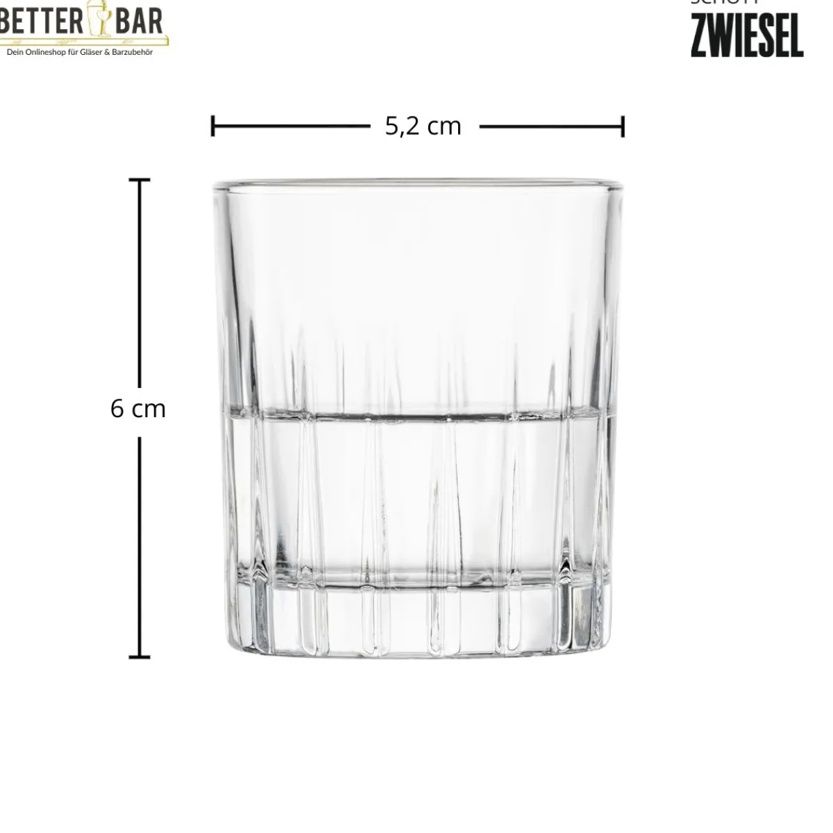 Shotglas | Stage - | 80 ml (6 Stk) Schnapsgläser
