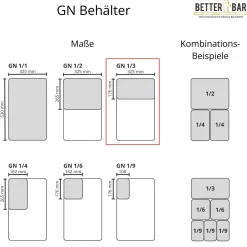 Clearance Silikondeckel Flexsil - GN 1/3 Gastronomiebehälter (Gn)