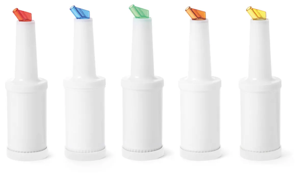 Online Speedbottle - 5 farbige Ausgießer | 0,8l Speedbottle