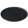 New Tablett rutschfest - Polypropylen | Schwarz - Ø 45 cm Tabletts
