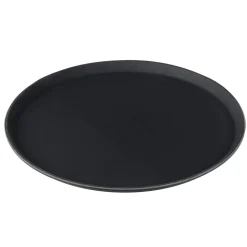 New Tablett rutschfest - Polypropylen | Schwarz - Ø 45 cm Tabletts