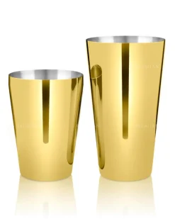 New Tin-in-Tin Cocktail Shaker - Yokai | Gold Cocktailshaker