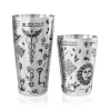Discount Tin-in-Tin Cocktail Shaker - Kenko Tattoo | Alchemy verziert Cocktailshaker