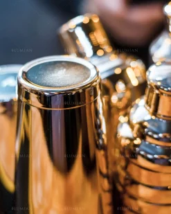 Clearance Tin-in-Tin Cocktail Shaker - Kenko | Gold Cocktailshaker