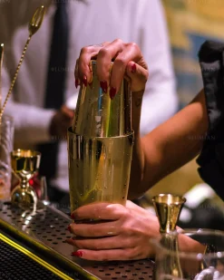 Clearance Tin-in-Tin Cocktail Shaker - Kenko | Gold Cocktailshaker