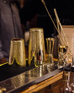 Clearance Tin-in-Tin Cocktail Shaker - Kenko | Gold Cocktailshaker