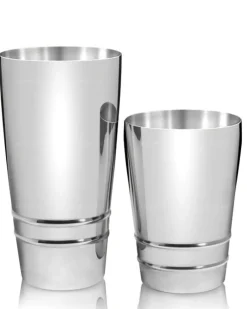 Online Tin-in-Tin Cocktail Shaker - Yokai Saturn | Silber Cocktailshaker