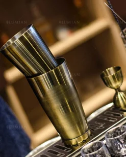Sale Tin-in-Tin Cocktail Shaker - Kenko | Bronze Cocktailshaker