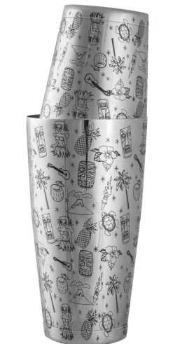 Tin-in-Tin Cocktailshaker | Tiki Verzierung Cocktailshaker