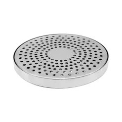 Discount Tropfblech - Edelstahl | 14,5 cm - Silber Gläsermatten|Barmatten