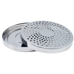 Discount Tropfblech - Edelstahl | 14,5 cm - Silber Gläsermatten|Barmatten