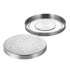 Sale Tropfbleck klein - Edelstahl | Ø 14 cm Gläsermatten|Barmatten