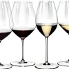 Discount Verkostungsset Rotwein + Weißweingläser | Performance - Riedel | 4 Stück Rotweingläser|Weißweingläser