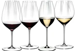 Discount Verkostungsset Rotwein + Weißweingläser | Performance - Riedel | 4 Stück Rotweingläser|Weißweingläser