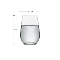 Best Wassergläser | Vina - | 390 ml (6 Stk) Klare Wassergläser