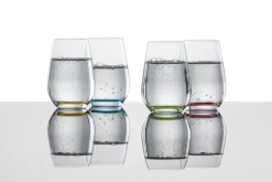 Outlet Wassergläser | Vina Touch - | Bernstein - 390 ml (6 Stk) Farbige Wassergläser