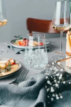 Wassergläser Allround | Verbelle - | 490 ml (6 Stk) Kristallgläser|Klare Wassergläser