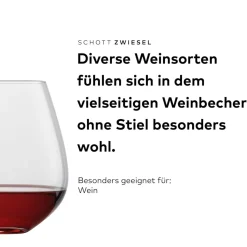 Sale Weinbecher | Vina - | 590 ml (6 Stk) Klare Wassergläser|Spezielle Weingläser