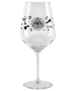 New Weinglas - Alchemy Verzierung | 530 ml Rotweingläser|Weißweingläser