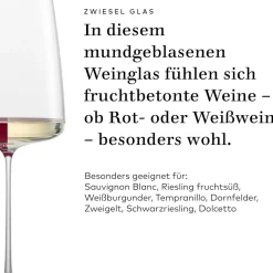 Weinglas Fruchtig & Fein | Vivami - | 560 ml (6 Stk) Kristallgläser|Rotweingläser