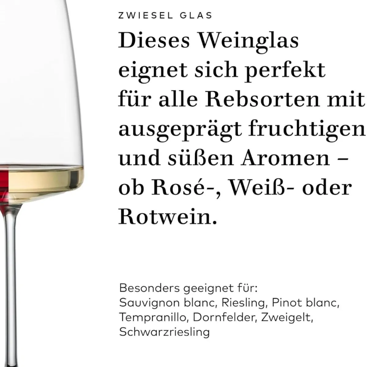 Hot Weinglas Fruchtig & Fein | Sensa - | 535 ml (6 Stk) Kristallgläser|Rotweingläser