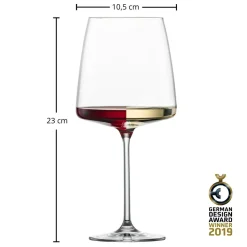 Outlet Weinglas Samtig & Üppig | Sensa - | 0,2l Eiche - 710 ml (6 Stk) Geeichte Weingläser