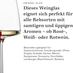 Outlet Weinglas Samtig & Üppig | Sensa - | 0,2l Eiche - 710 ml (6 Stk) Geeichte Weingläser