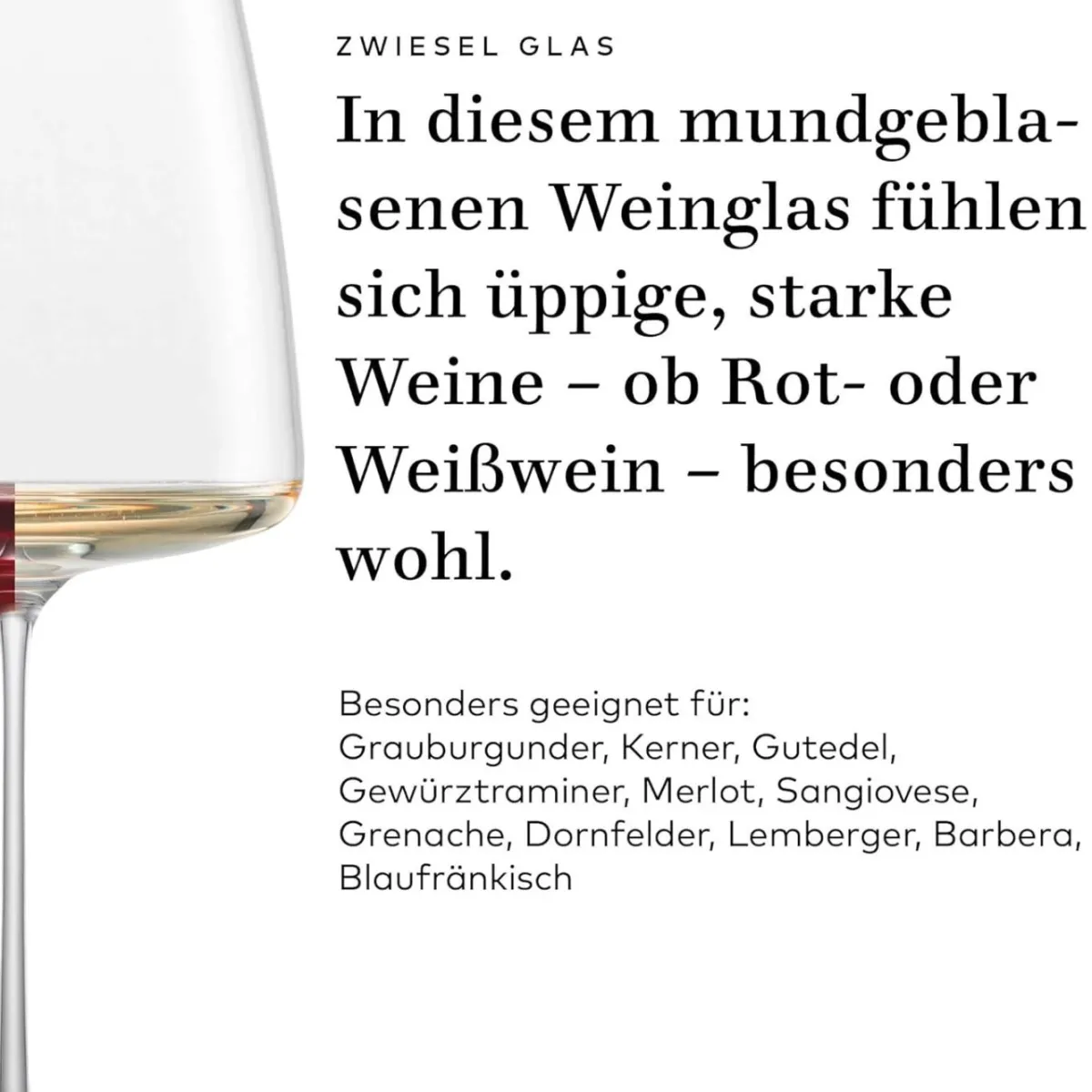 Best Weinglas Samtig & Üppig | Vivami - | 740 ml (6 Stk) Kristallgläser|Handgefertigte Weingläser