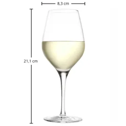 Clearance Weinglas Universal | Exquisit - | 420 ml (6 Stk) Rotweingläser|Weißweingläser