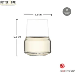Outlet Weißwein Tumbler | Up - | 380 ml (6 Stk) Klare Wassergläser|Spezielle Weingläser