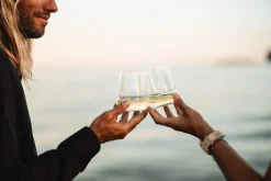 Weißweinbecher | Cocoon - | 450 ml (6 Stk) Klare Wassergläser|Spezielle Weingläser