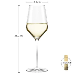 Best Weißweinglas | Quatrophil - | 0,2l Eiche - 405 ml (6 Stk) Geeichte Weingläser