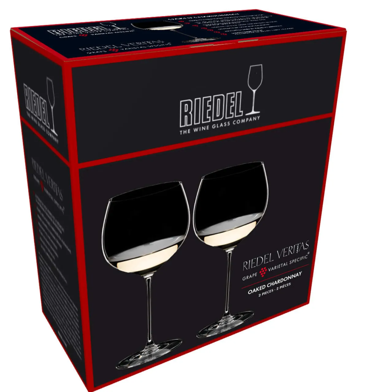Best Weißweinglas Chardonnay im Eichenfass gereift | Veritas - Riedel | 660 ml (2 Stk) Weißweingläser