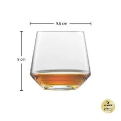 Clearance Whisky Glas groß | Pure - | 390 ml Kristallgläser|Klare Wassergläser