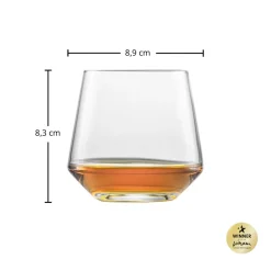 Discount Whisky Glas klein | Pure - | 310 ml Kristallgläser|Klare Wassergläser