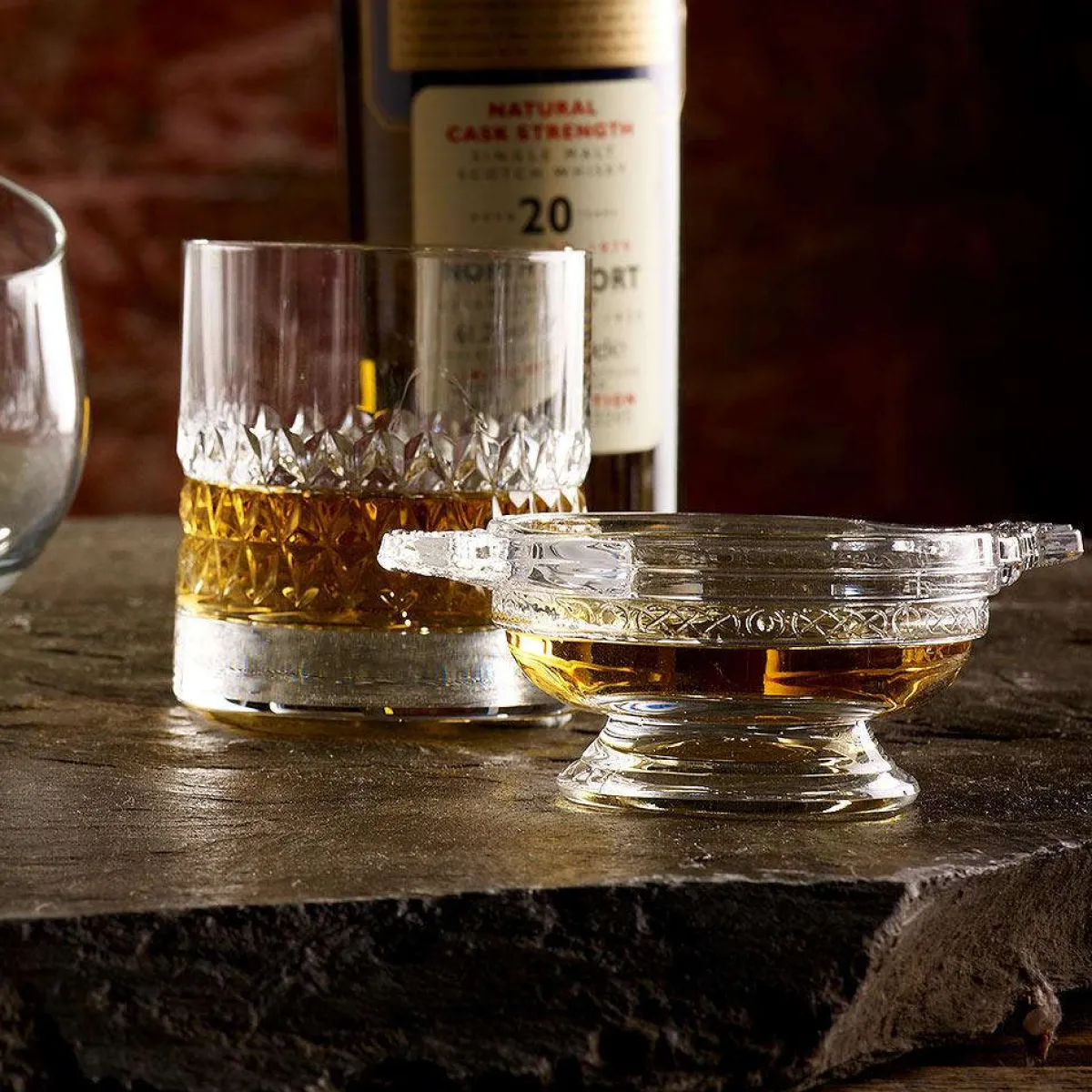 Whiskyschale - Quaich | Glas Whisky Gläser & Zubehör