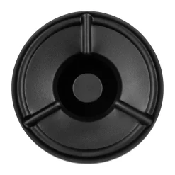 Discount Windaschenbecher Edelstahl - stapelbar | schwarz - Ø 12 cm Aschenbecher