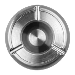 Hot Windaschenbecher Edelstahl - stapelbar | silber - Ø 9,5 cm Aschenbecher
