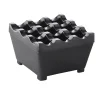 Discount Windaschenbecher schwer | stapelbar - schwarz - 7,5 cm Aschenbecher