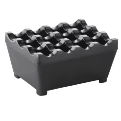 Online Windaschenbecher schwer | stapelbar - schwarz - 9,5 cm Aschenbecher